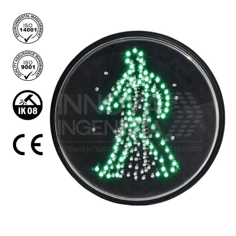 Óptica Leds Peatón 200mm Innova Ingeniería Y Control 8485